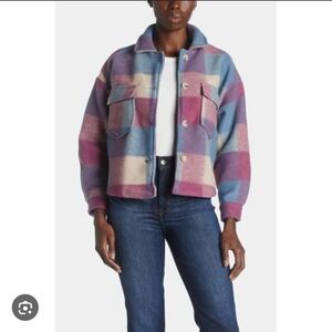 Little Lies Purple Shacket